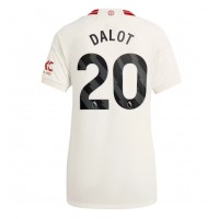 Manchester United Diogo Dalot #20 Tredjedrakt Dame 2023-24 Kortermet